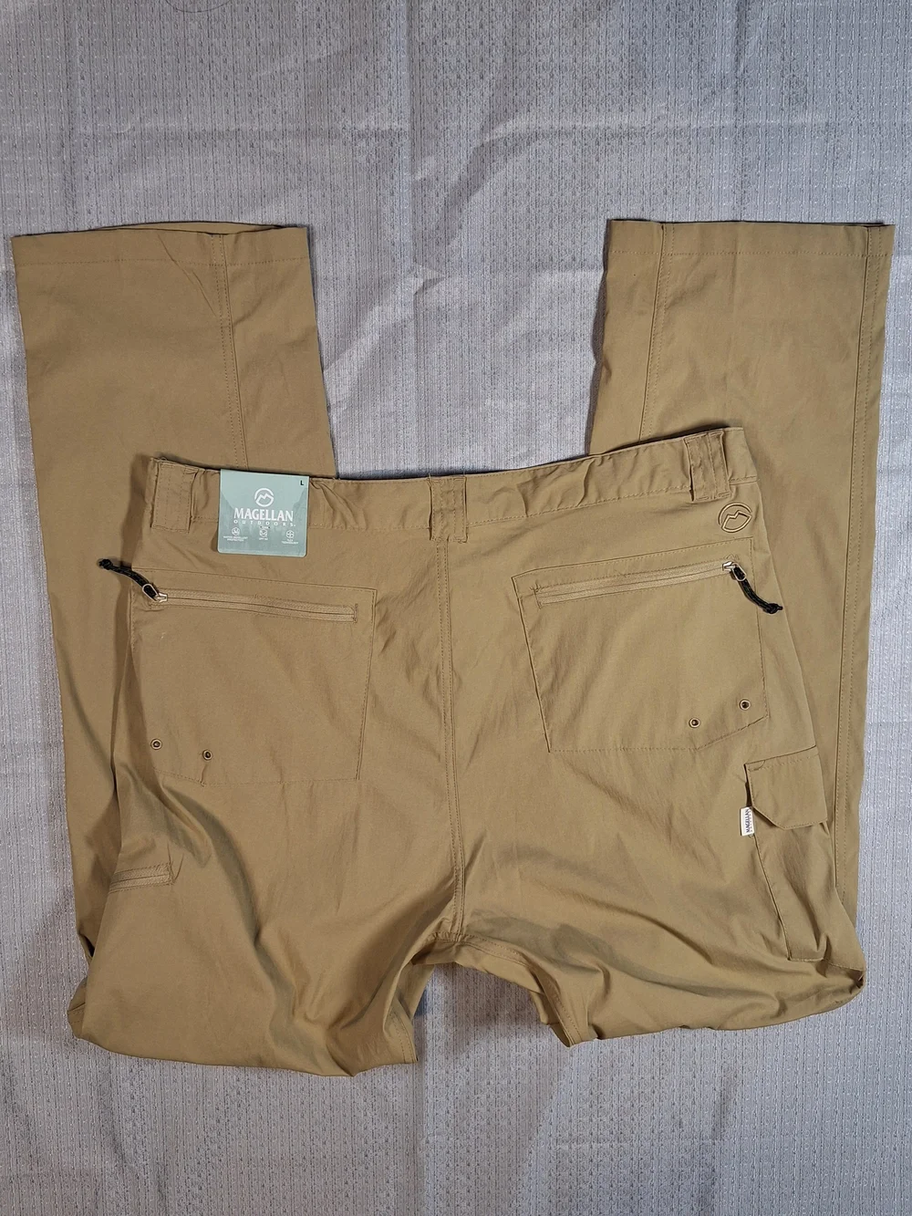 *NEW* Magellan Outdoors Men's Convertible Pants - Tan Size L (NWT)